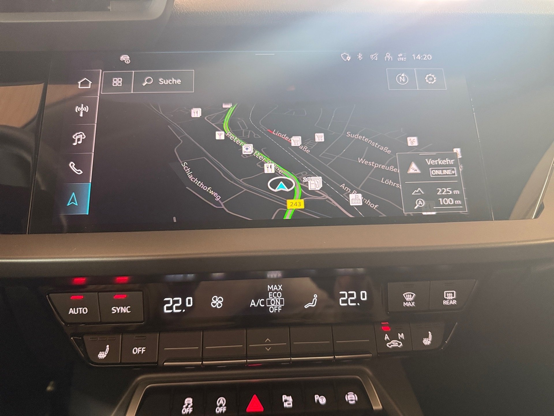 A3 Limousine 35 TDI S line S-tronic Navi LED ACC RFK Optik schwarz plus