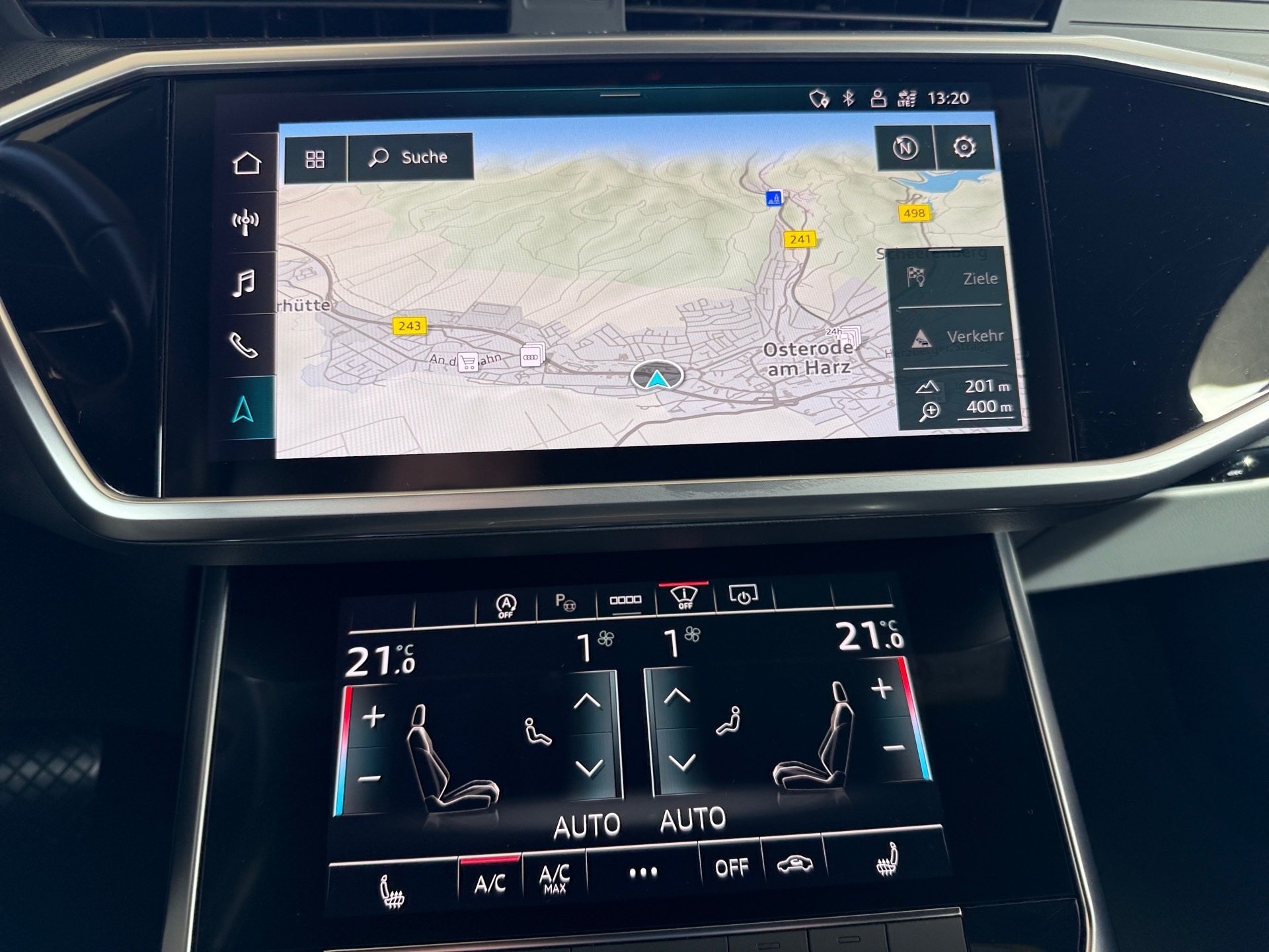 A6 Avant 45 TFSI S line quattro S-tronic AHK Navi ACC HuD Optik schwarz plus