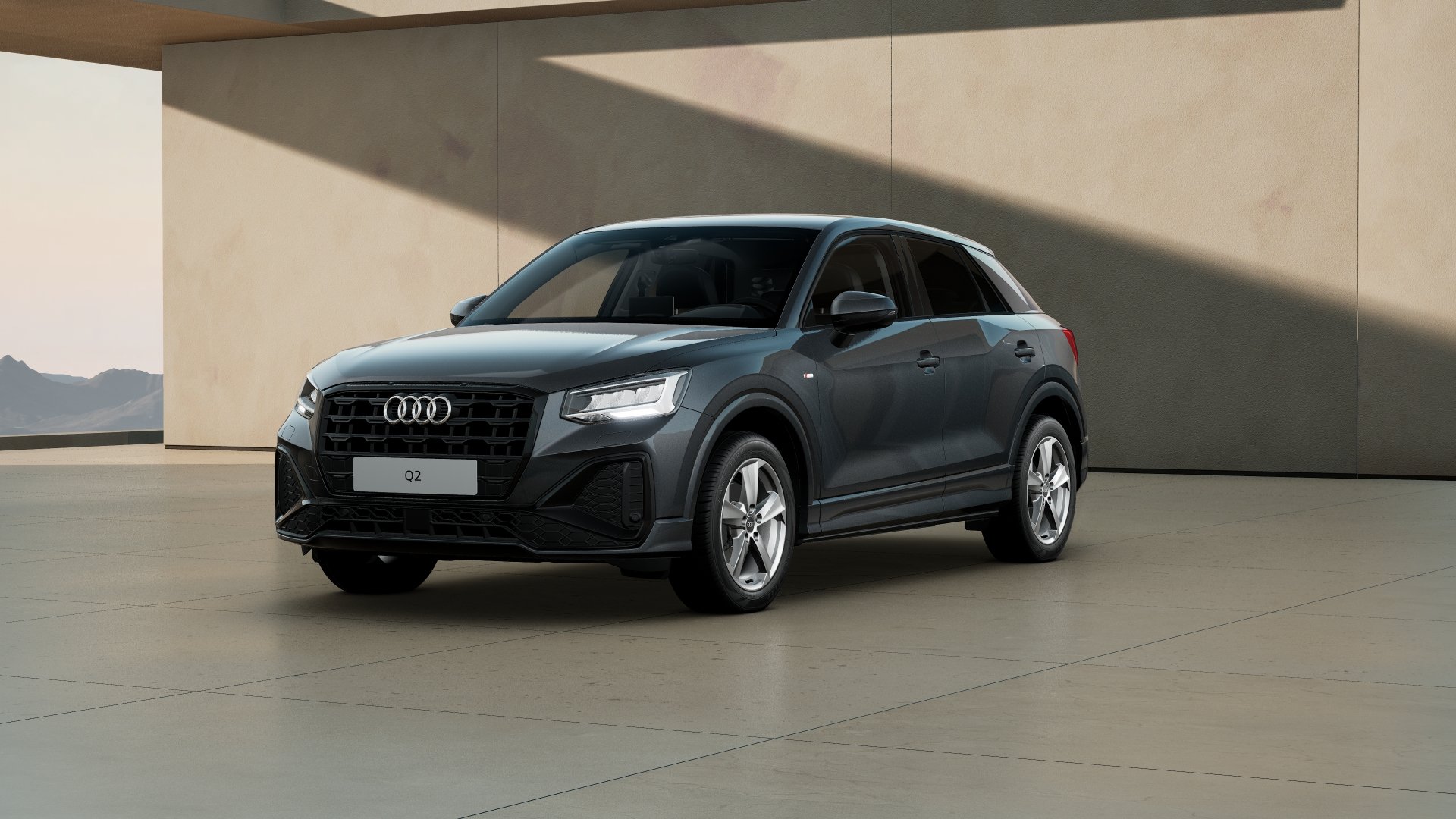 Q2 35 TFSI S line S-tronic Navi ACC Leder CarPlay Optik schwarz