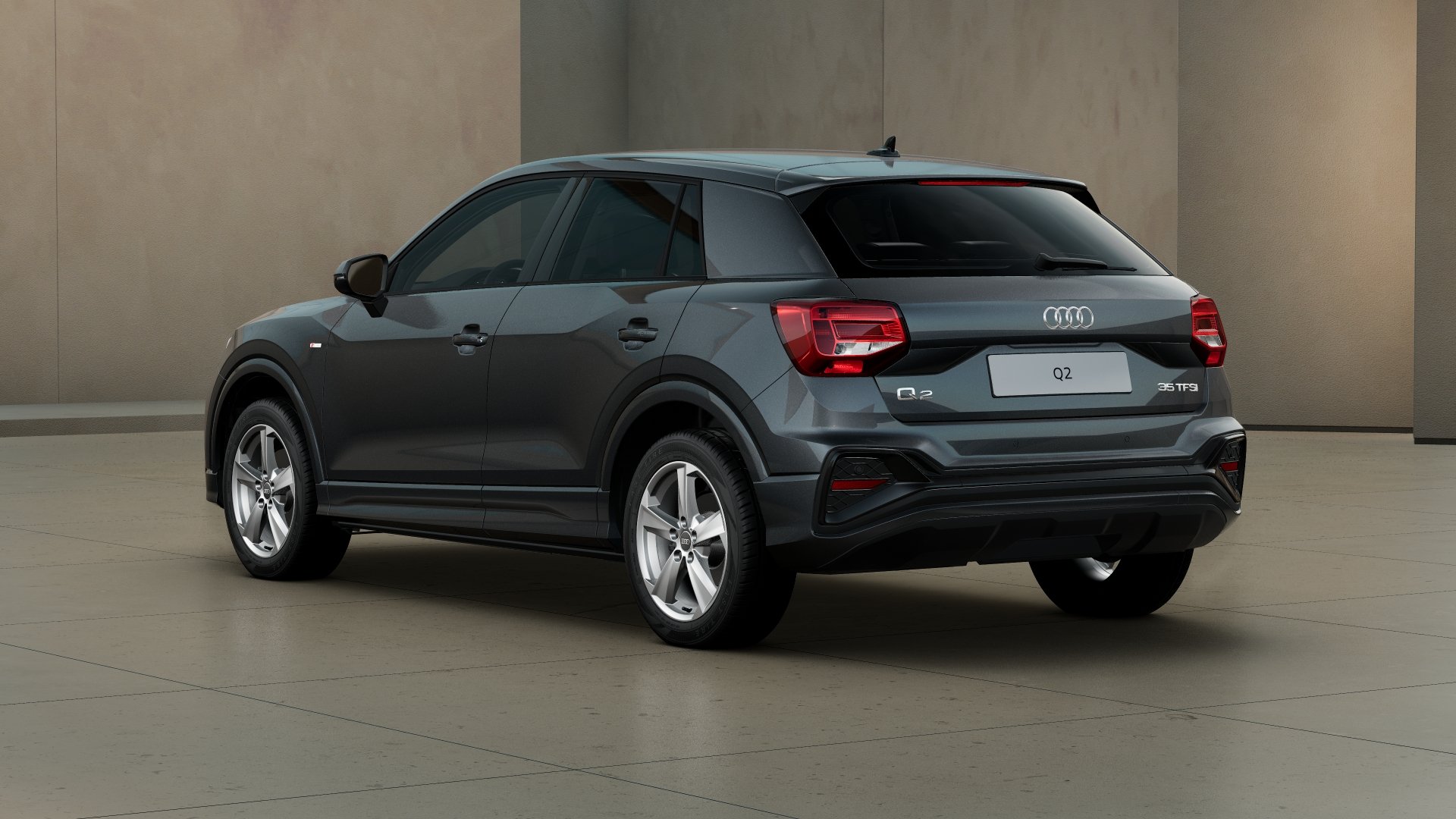 Q2 35 TFSI S line S-tronic Navi ACC Leder CarPlay Optik schwarz