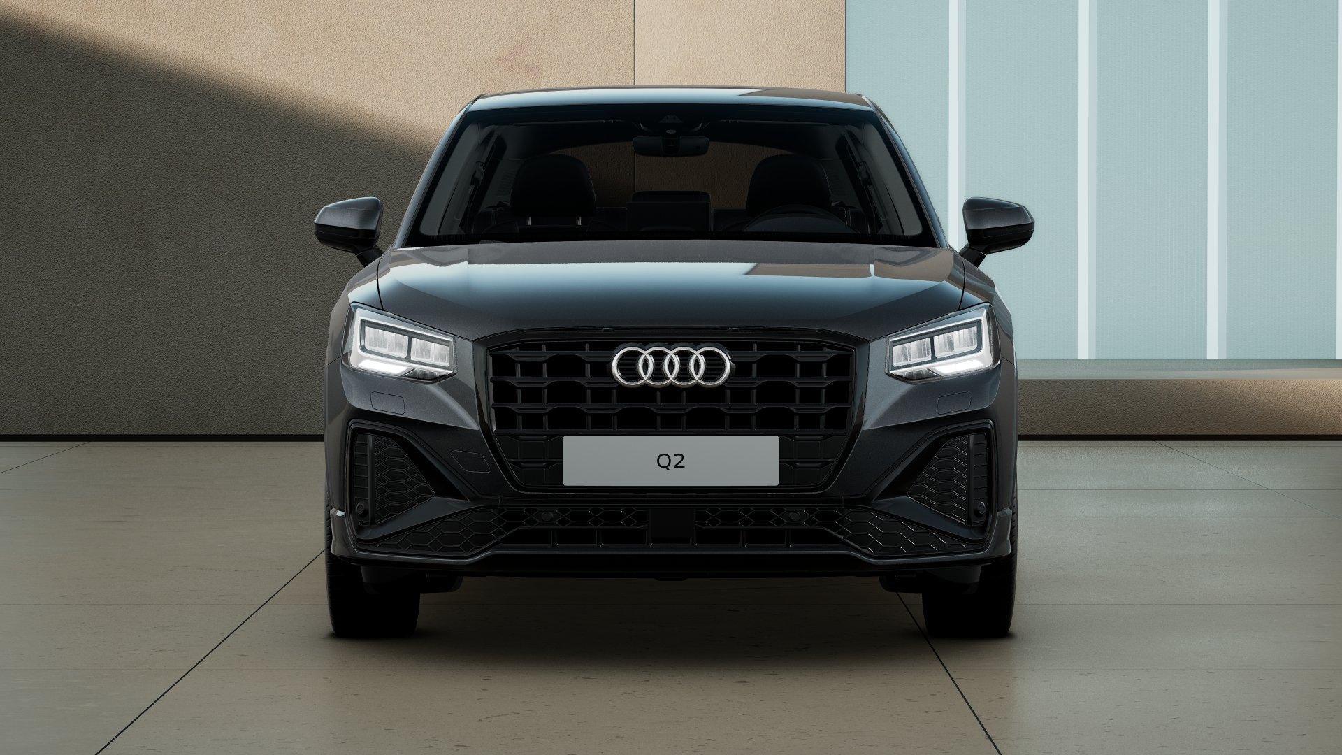 Q2 35 TFSI S line S-tronic Navi ACC Leder CarPlay Optik schwarz