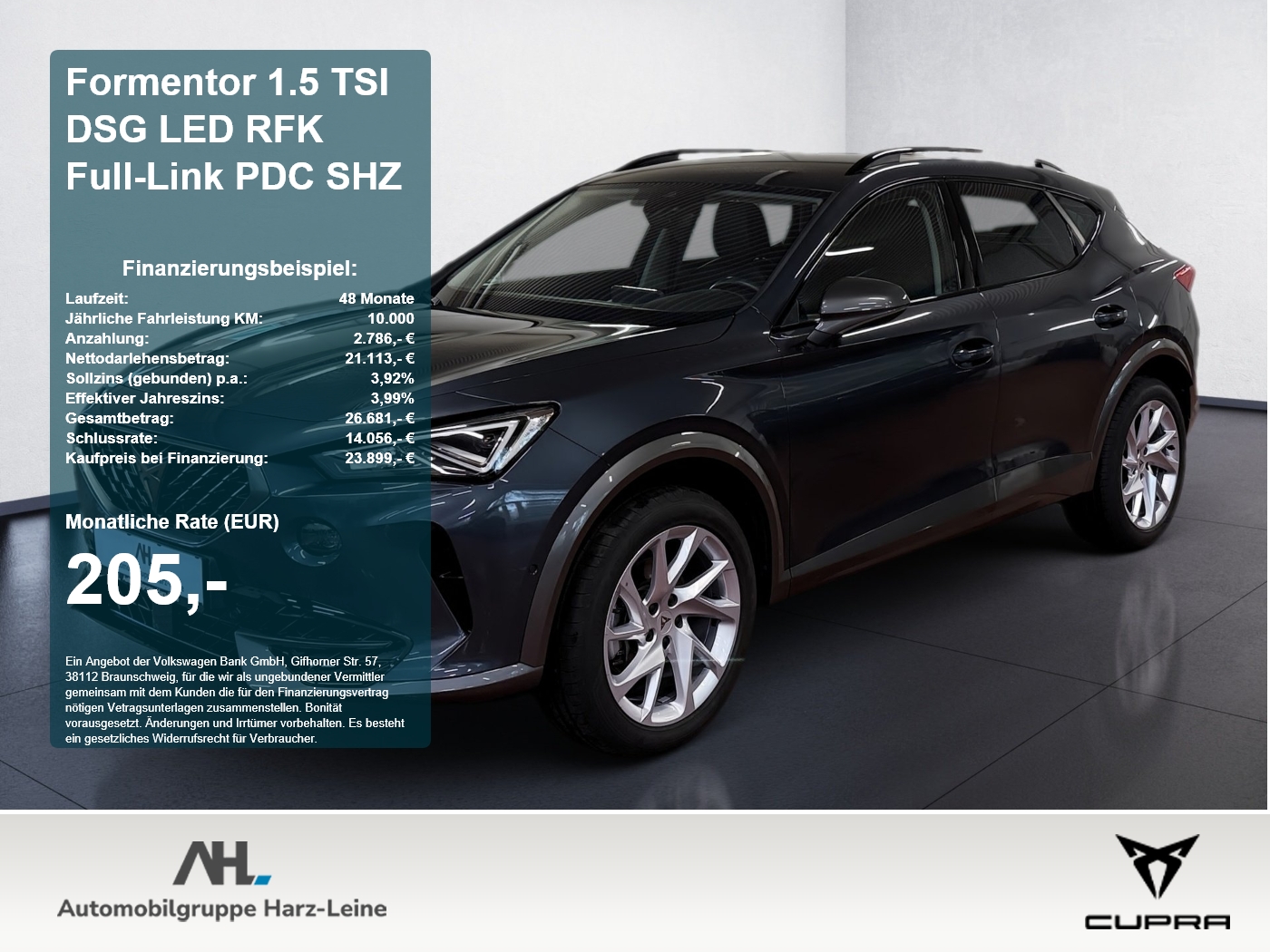 Formentor 1.5 TSI DSG LED RFK Full-Link PDC SHZ