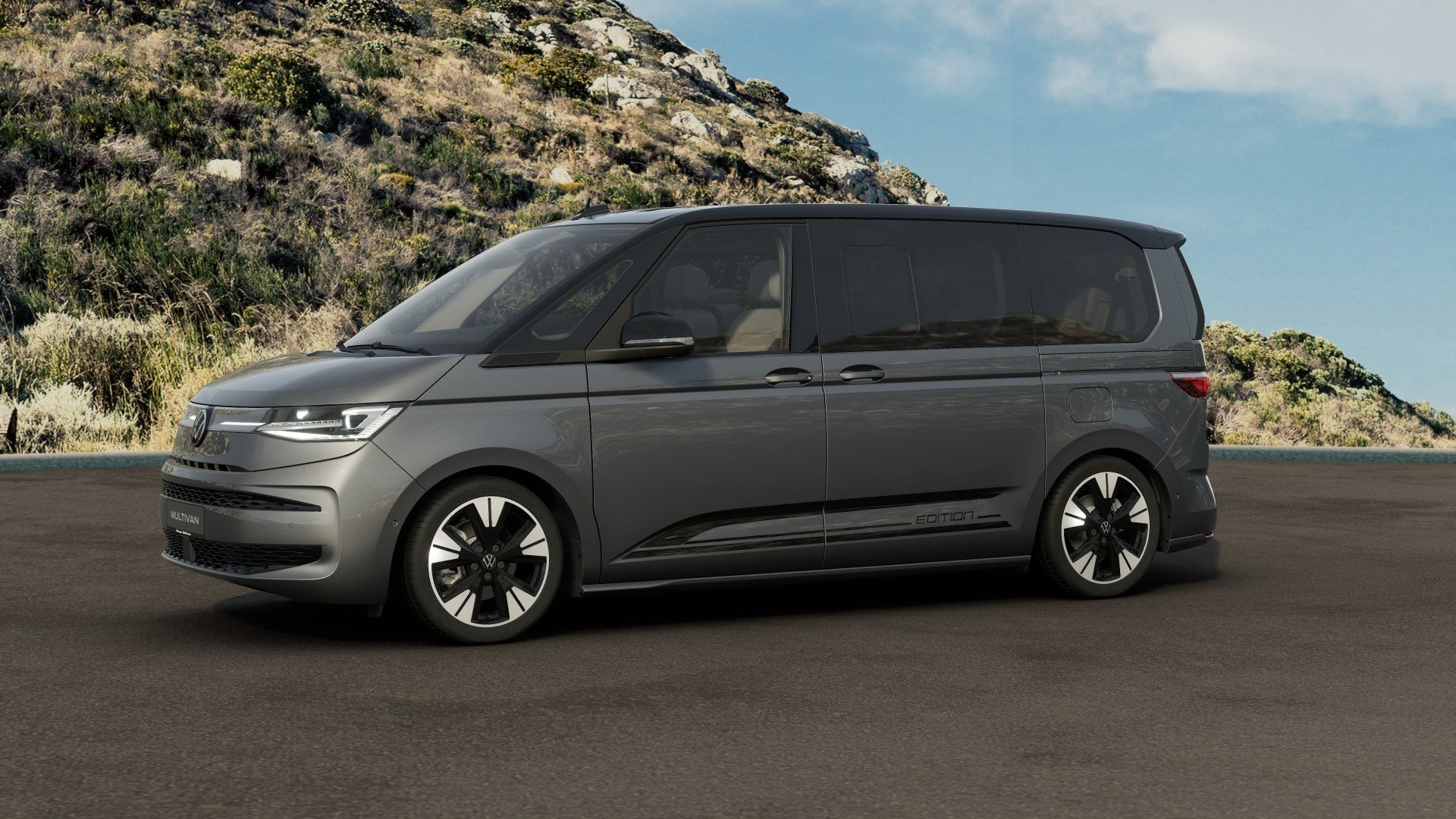 Multivan EDITION TDI DSG+ALU 19+7 SITZER+AHK+NAVI PRO+LED-MATRIX+TRAVEL ASSIST