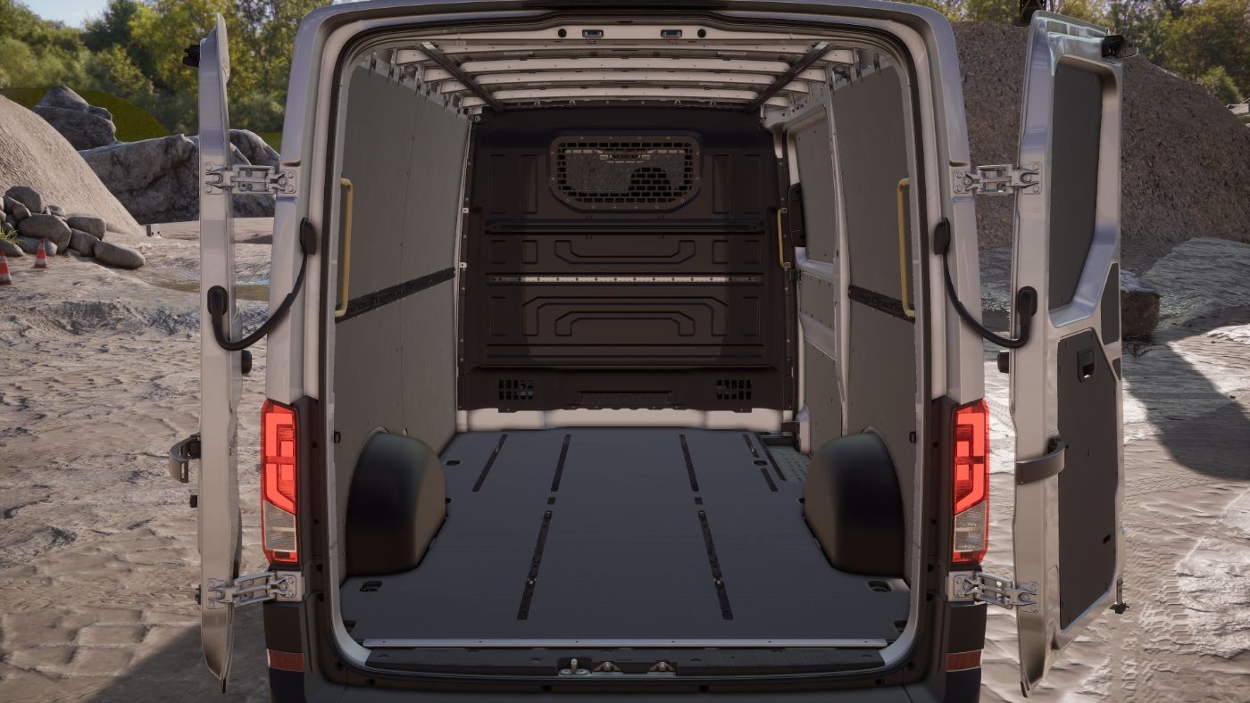 Crafter TDI KASTEN MITTLERER RADSTAND AHK Navi