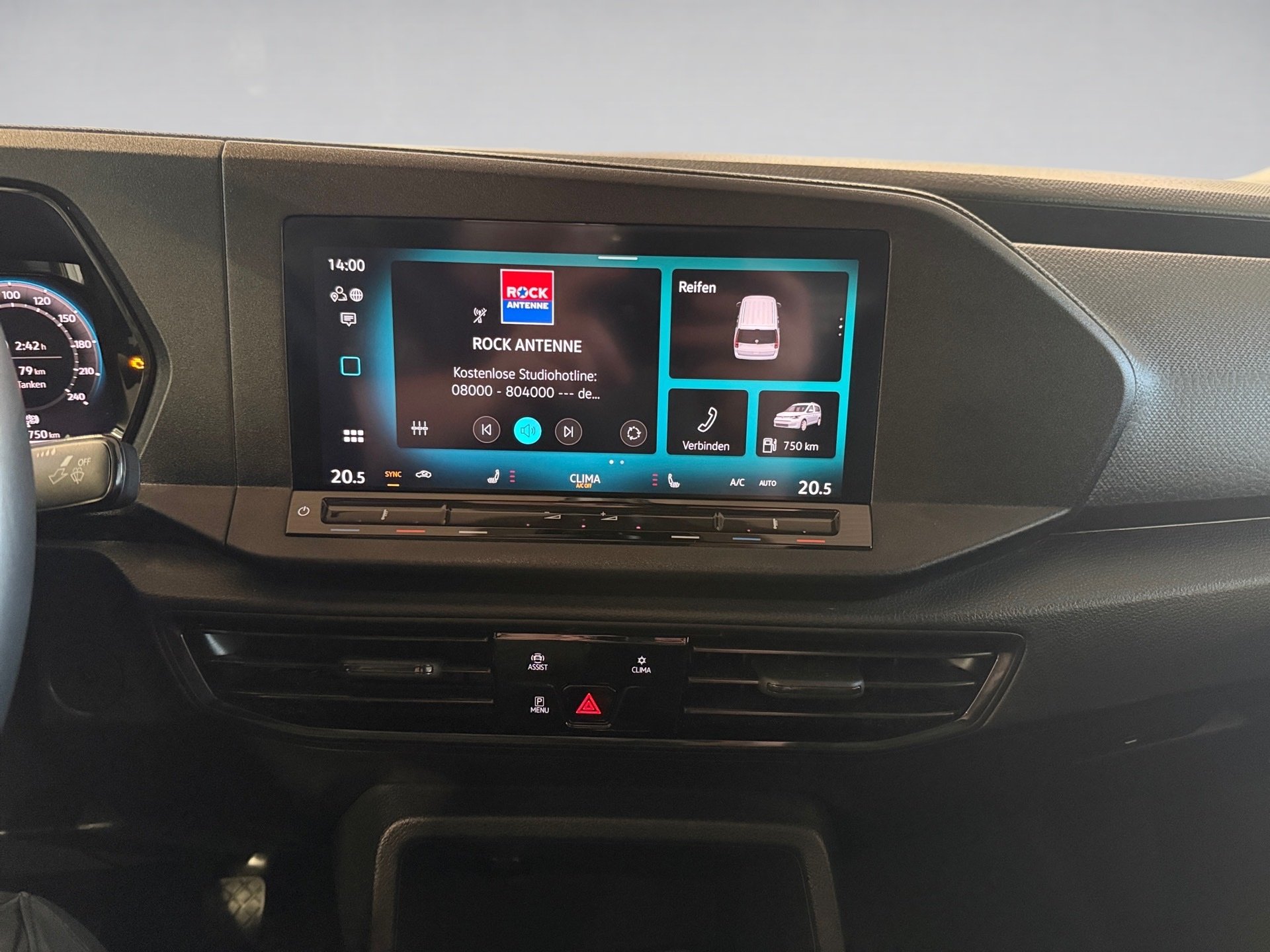 Caddy Cargo 2.0 TDI AHK ACC RFK PDC v+h 2xKlima