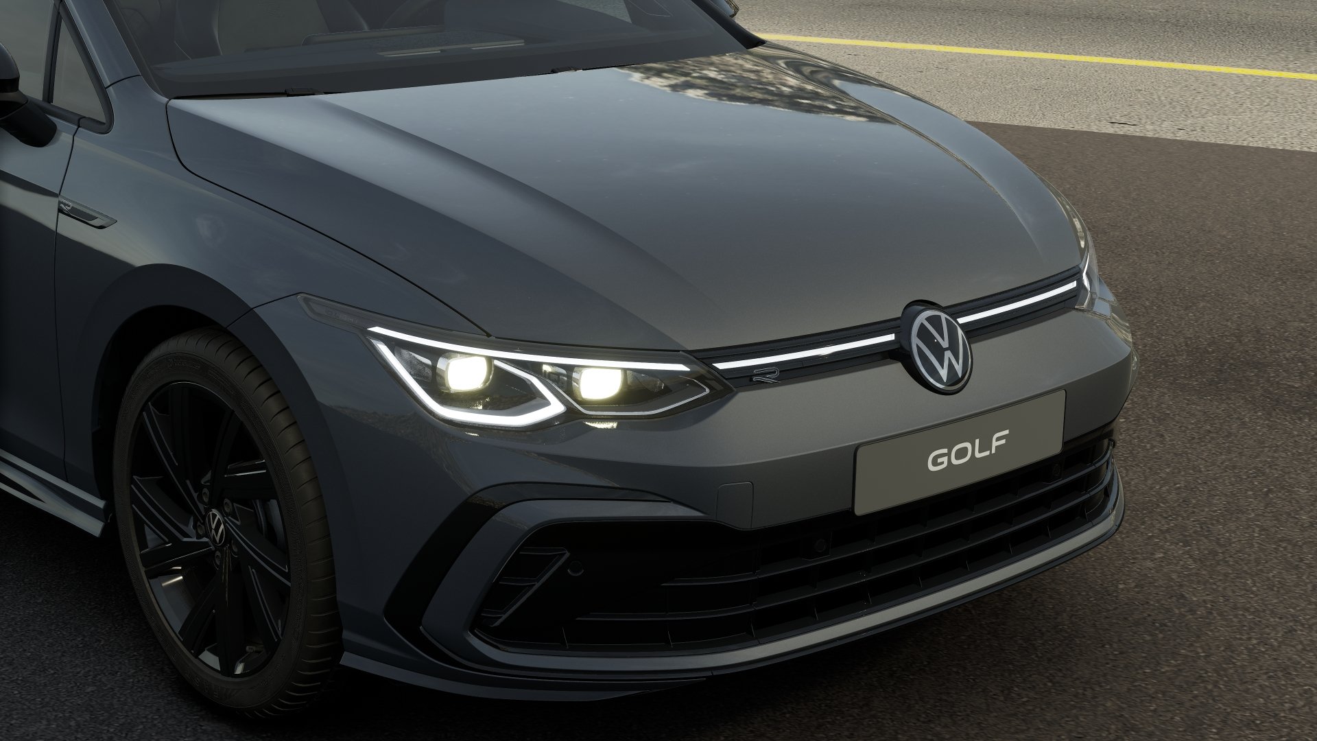Golf 1.5 eTSI R-Line DSG BlackStyle Matrix Navi ACC AHK