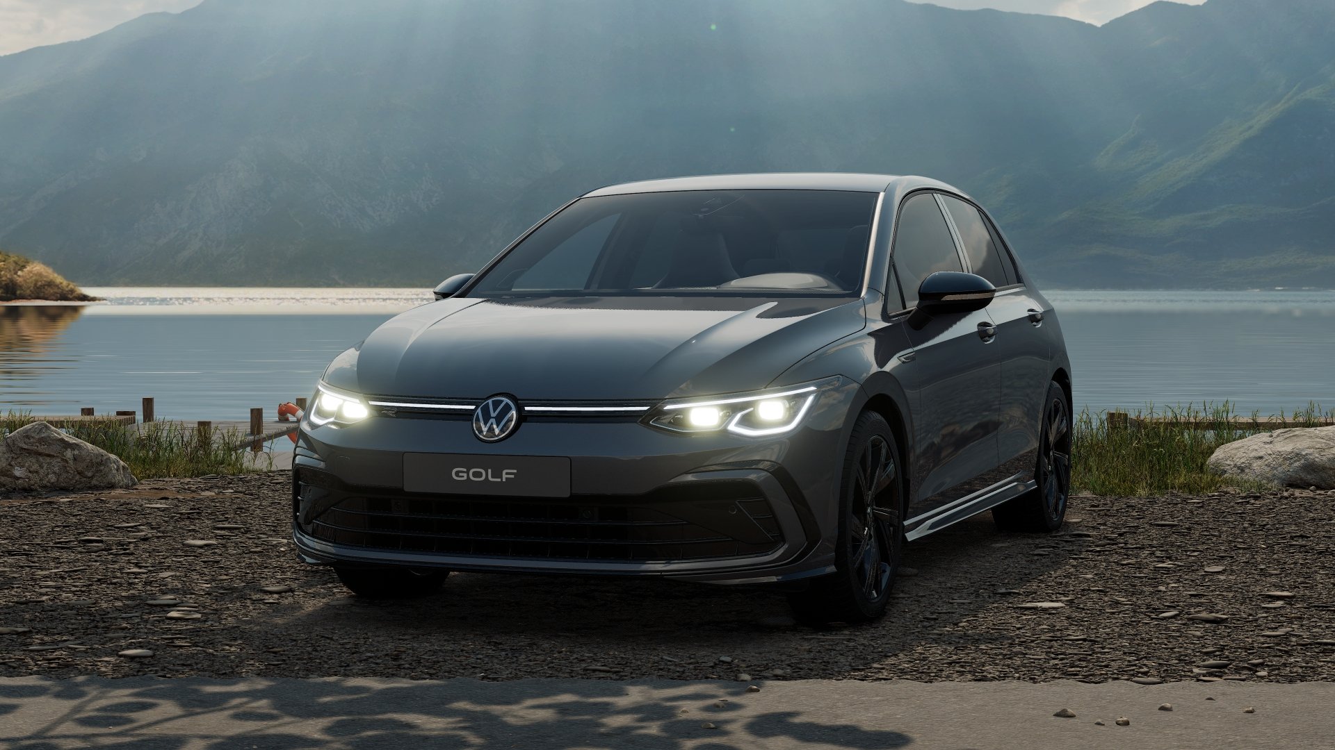 Golf 1.5 eTSI R-Line DSG BlackStyle Matrix Navi ACC AHK
