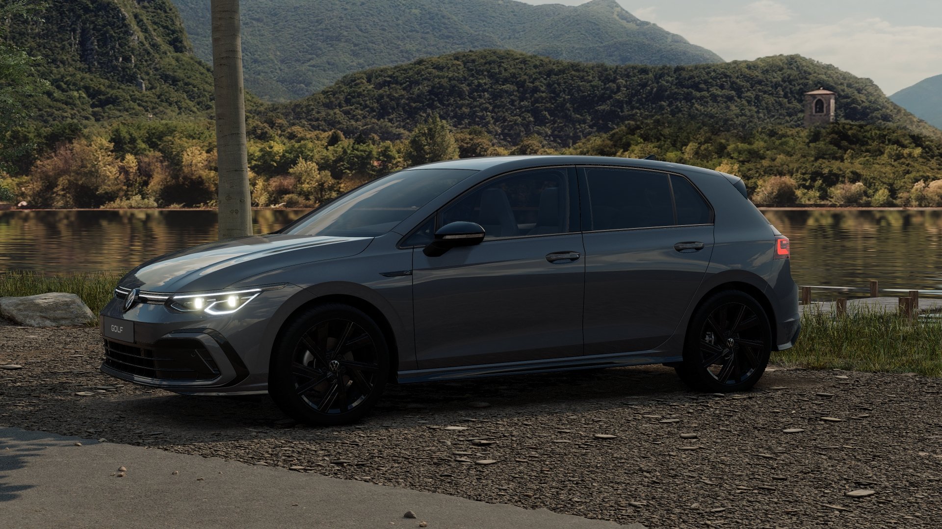 Golf 1.5 eTSI R-Line DSG BlackStyle Matrix Navi ACC AHK
