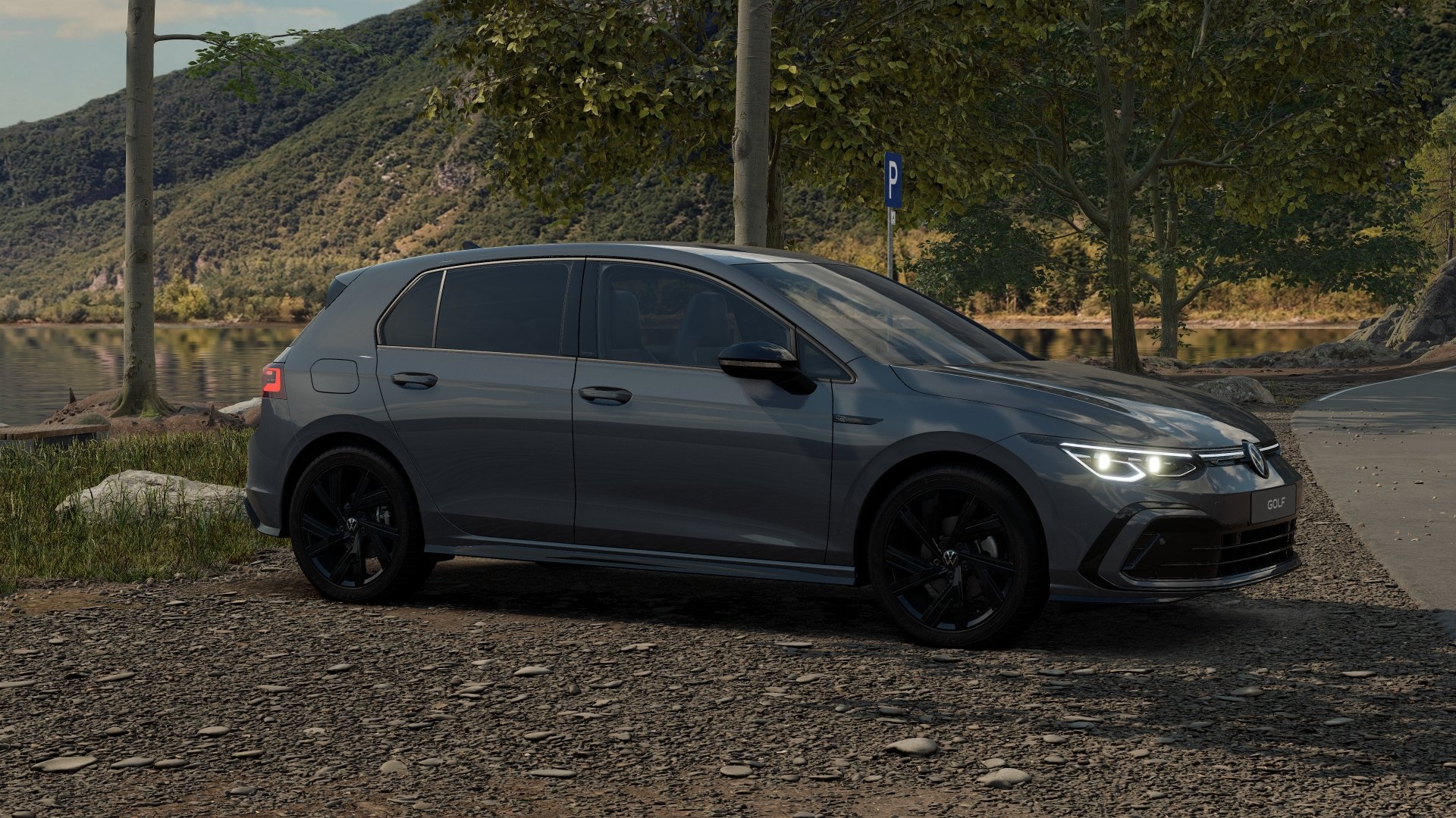 Golf 1.5 eTSI R-Line DSG BlackStyle Matrix Navi ACC AHK