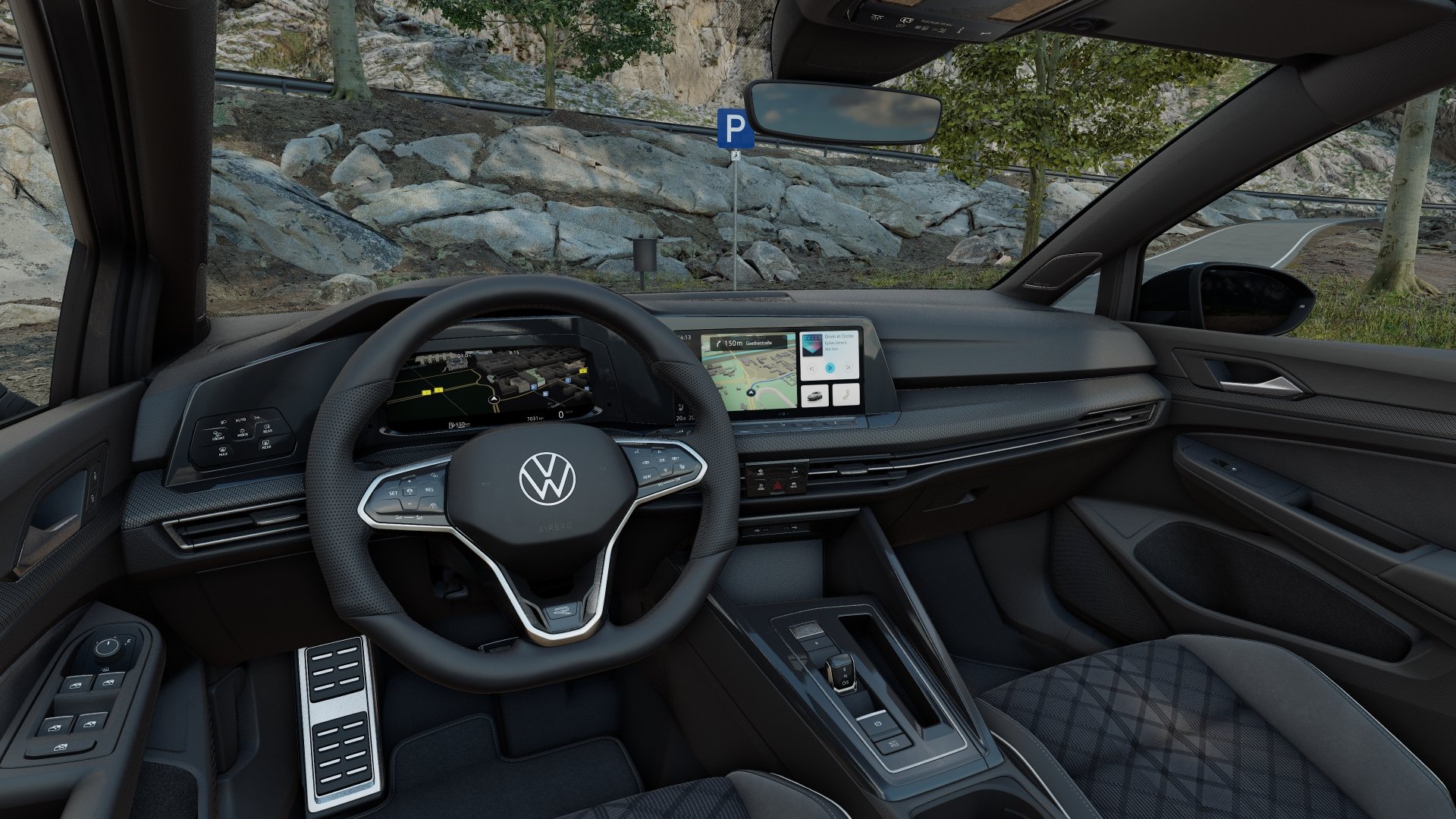 Golf 1.5 eTSI R-Line DSG BlackStyle Matrix Navi ACC AHK