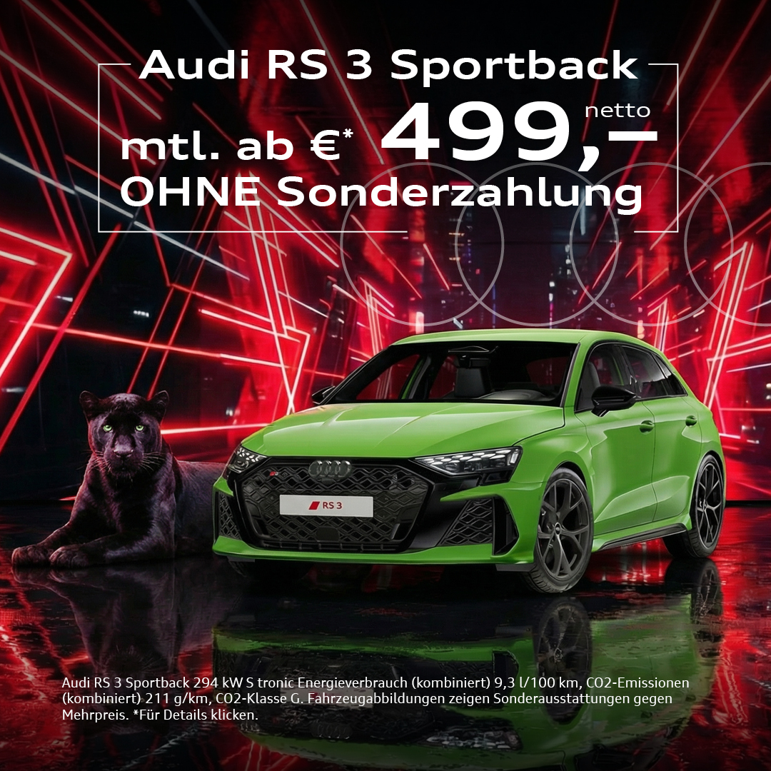 BEITRAG Audi RS3 für Alle