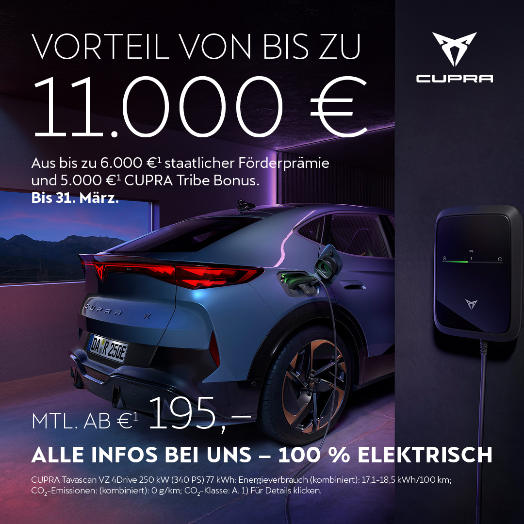 BEITRAG Cupra Tribe Bonus