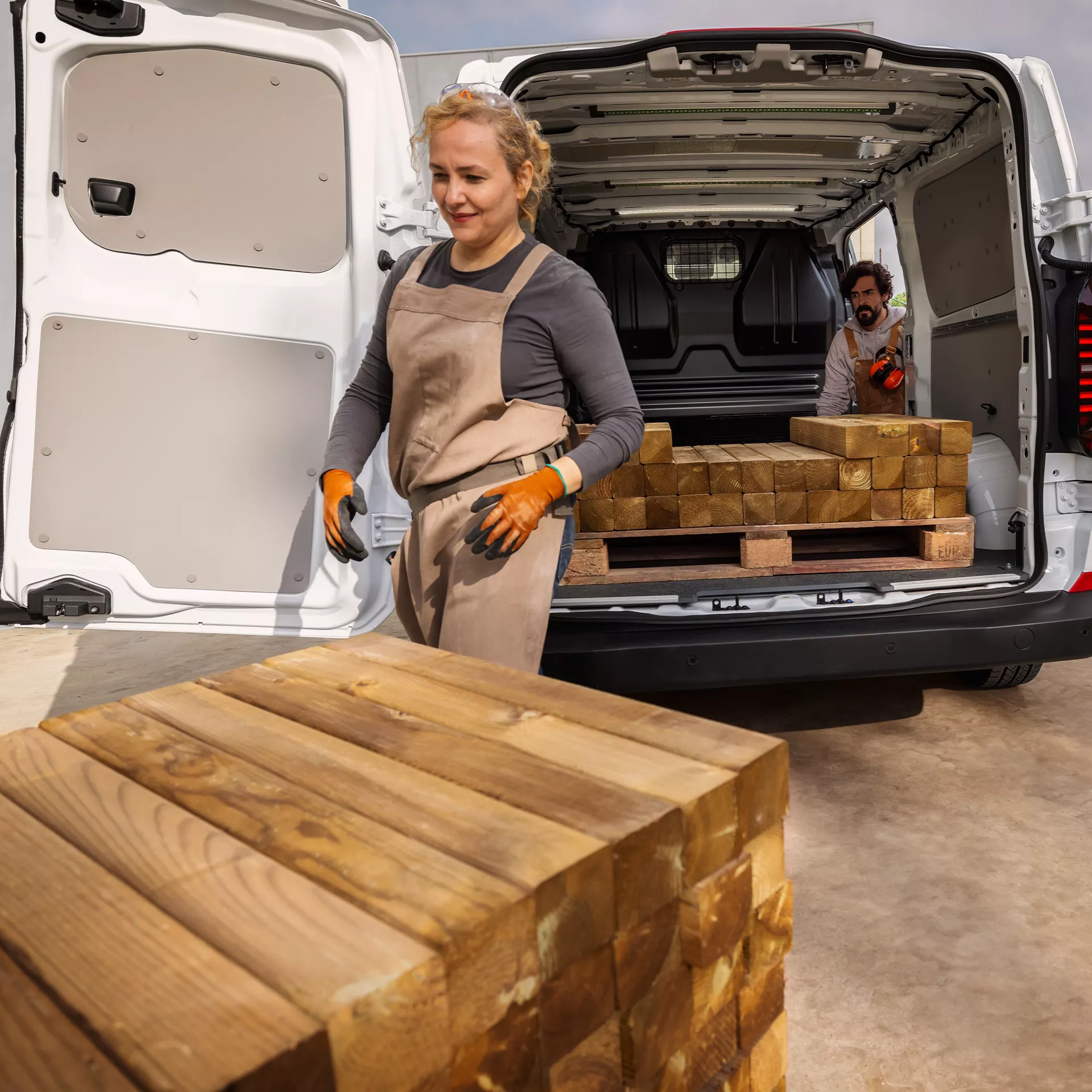 VW Transporter Kastenwagen Heck Laderaum