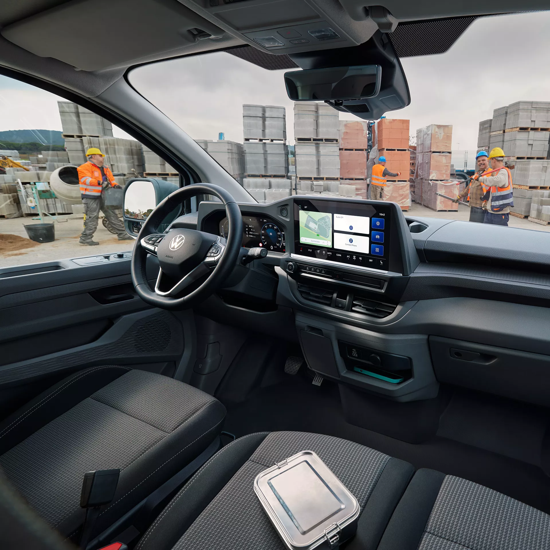 VW Transporter Kastenwagen Innenraum Fahrerkabine