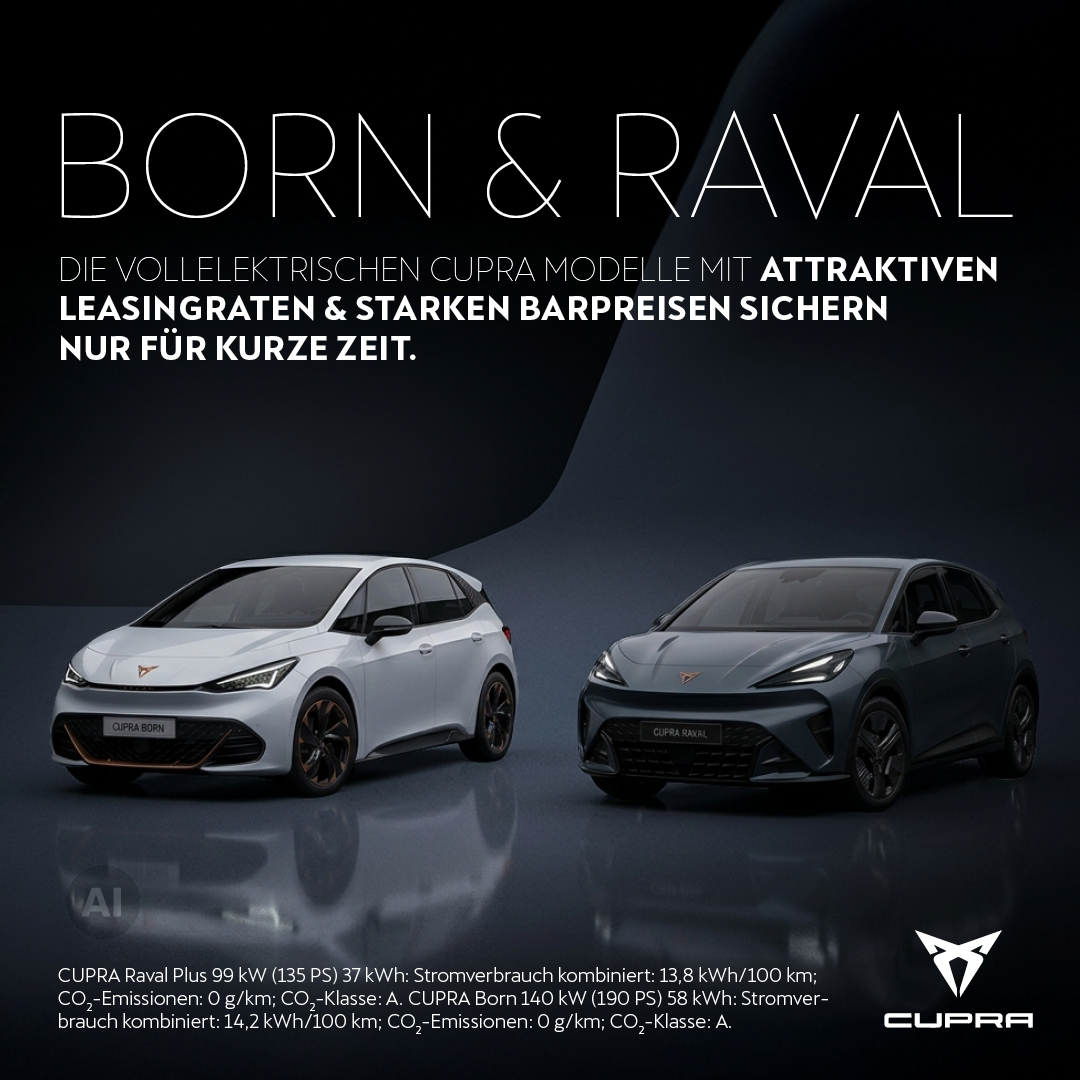 HEADER MOBILE CUPRA RAVAL BORN SONDERLEASING Q3 HEADER MOBILE CUPRA RAVAL BORN SONDERLEASING Q3