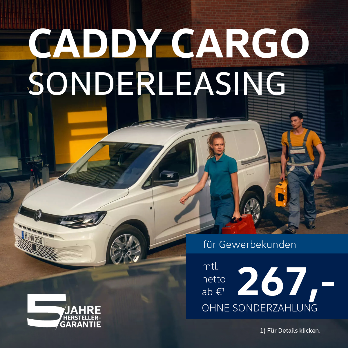 BEITRAG Caddy Cargo Gewerbeleasing