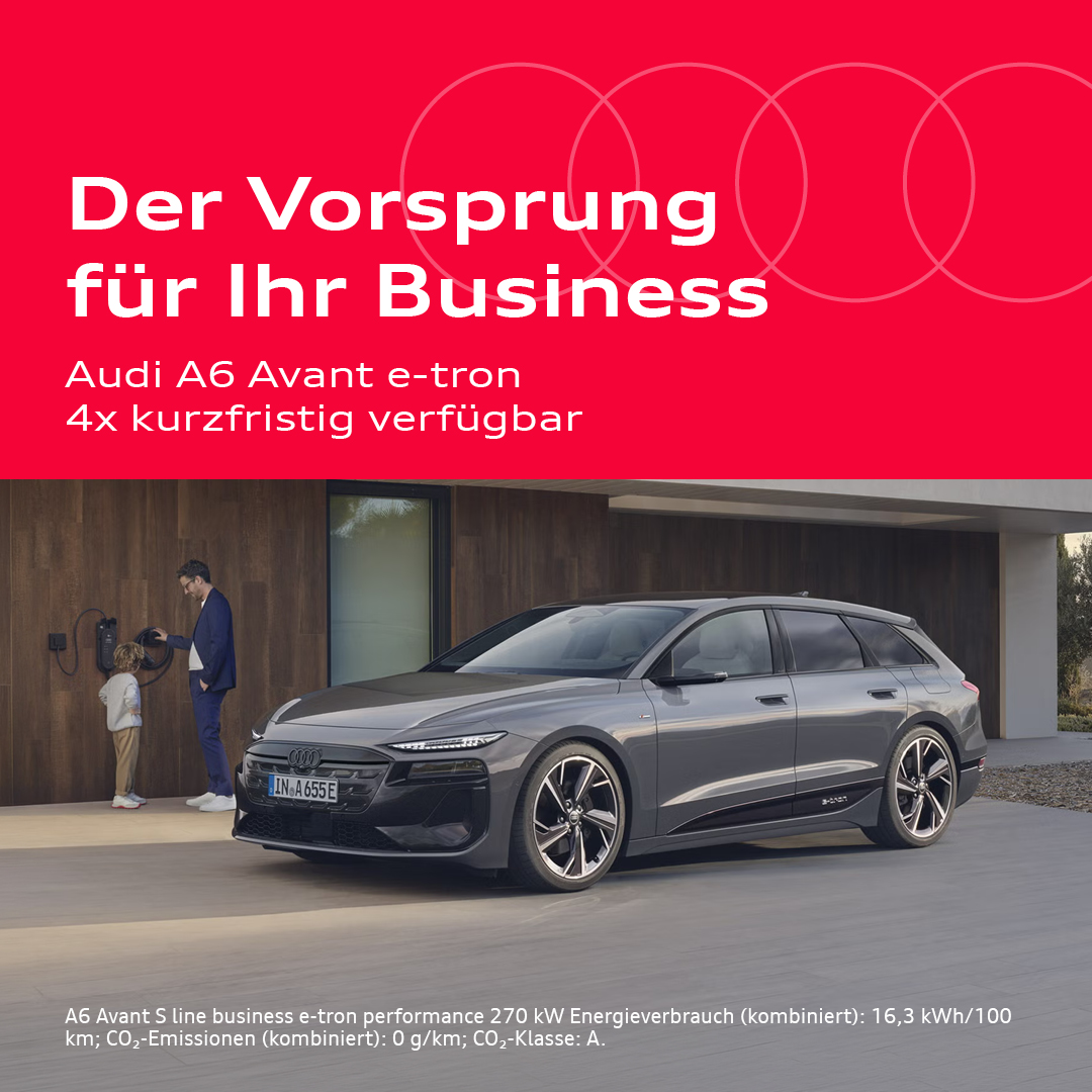 HEADER MOBILE Audi A6 e-tron kurzfristig verfügbar