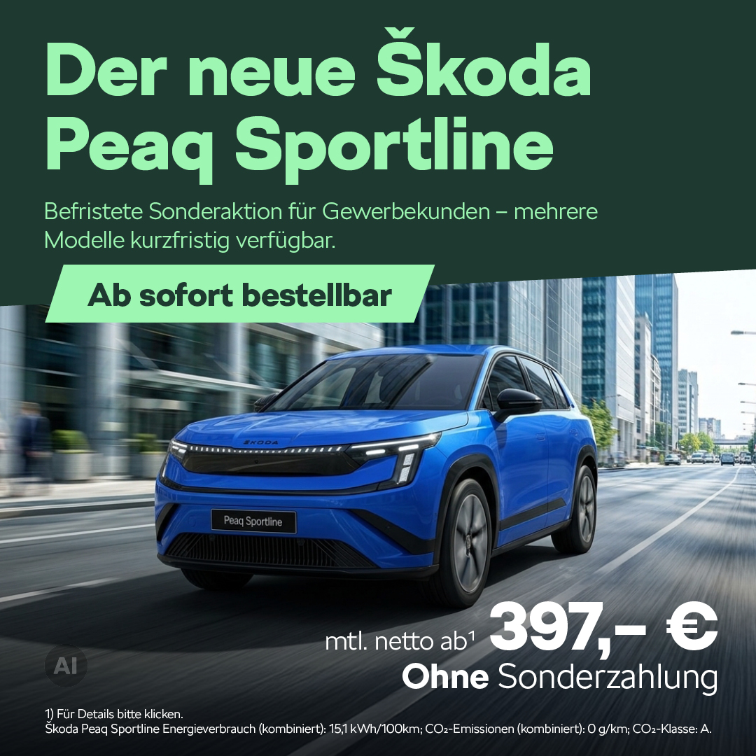 BEITRAGSBILD SKODA PEAQ SPORTLINE BEITRAGSBILD SKODA PEAQ SPORTLINE