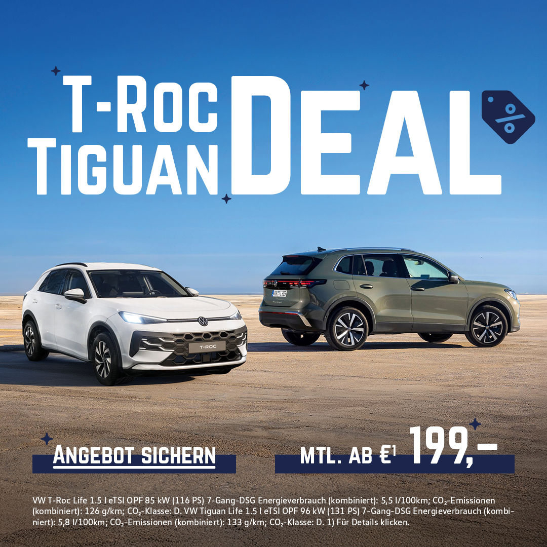 BEITRAG VW T-Roc + Tiguan Q3_26 BEITRAG VW T-Roc + Tiguan Q3_26
