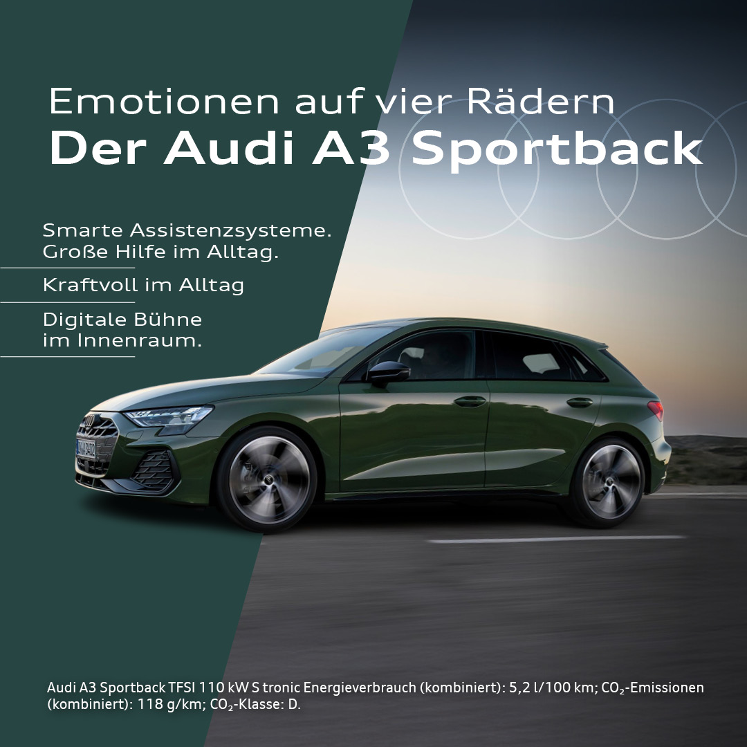 HEADER MOBILE AUDI A3 SPORTBACK SONDERLEASING