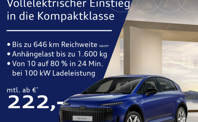  Der neue Audi A2 e-tron